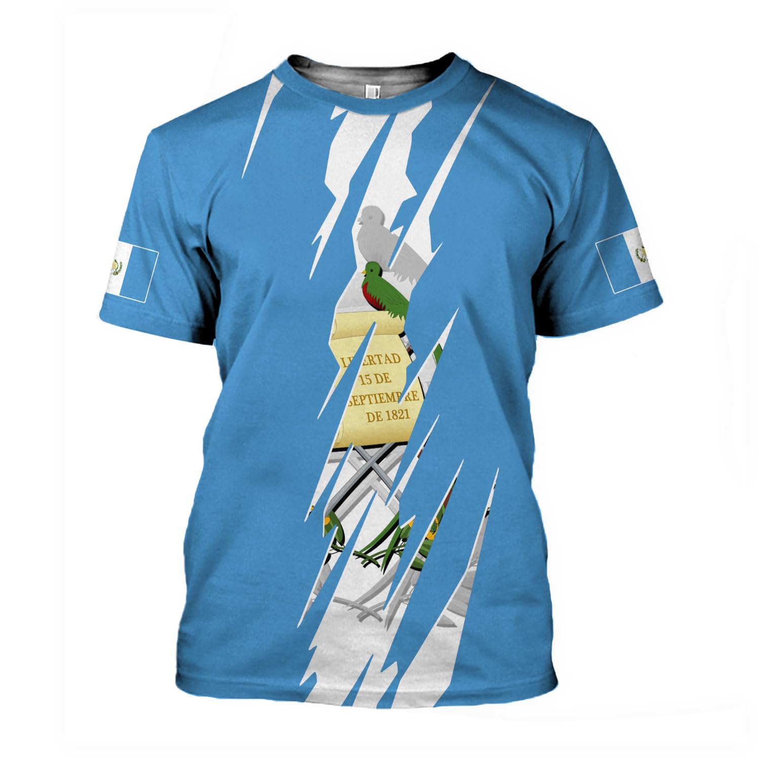 RoyalBro Personalized Guatemala Shirt Guatemala Camisas Guatemala Flag Shirts, Guatemalan Pride T-Shirt, Guatemala Tshirt (G7)