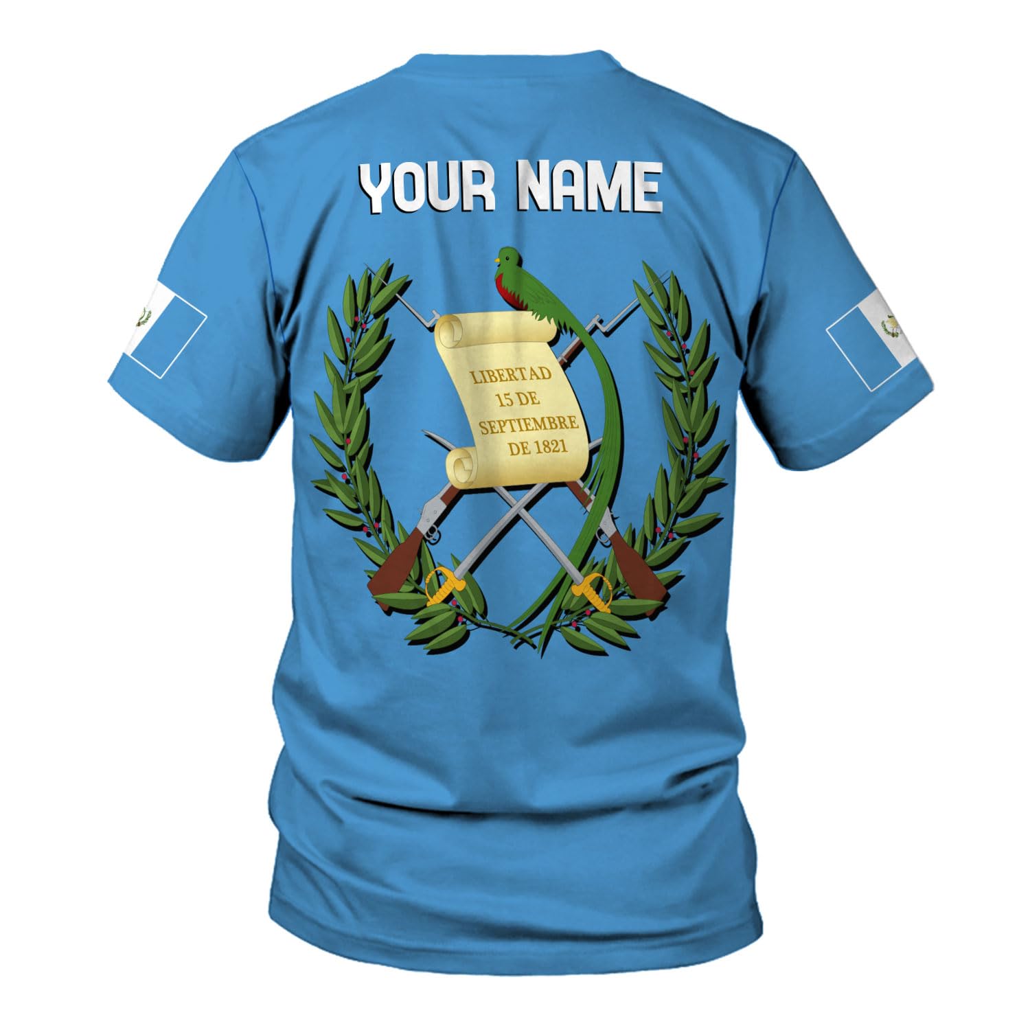 RoyalBro Personalized Guatemala Shirt Guatemala Camisas Guatemala Flag Shirts, Guatemalan Pride T-Shirt, Guatemala Tshirt (G7)