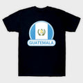 camiseta negra logo circulo guatemala