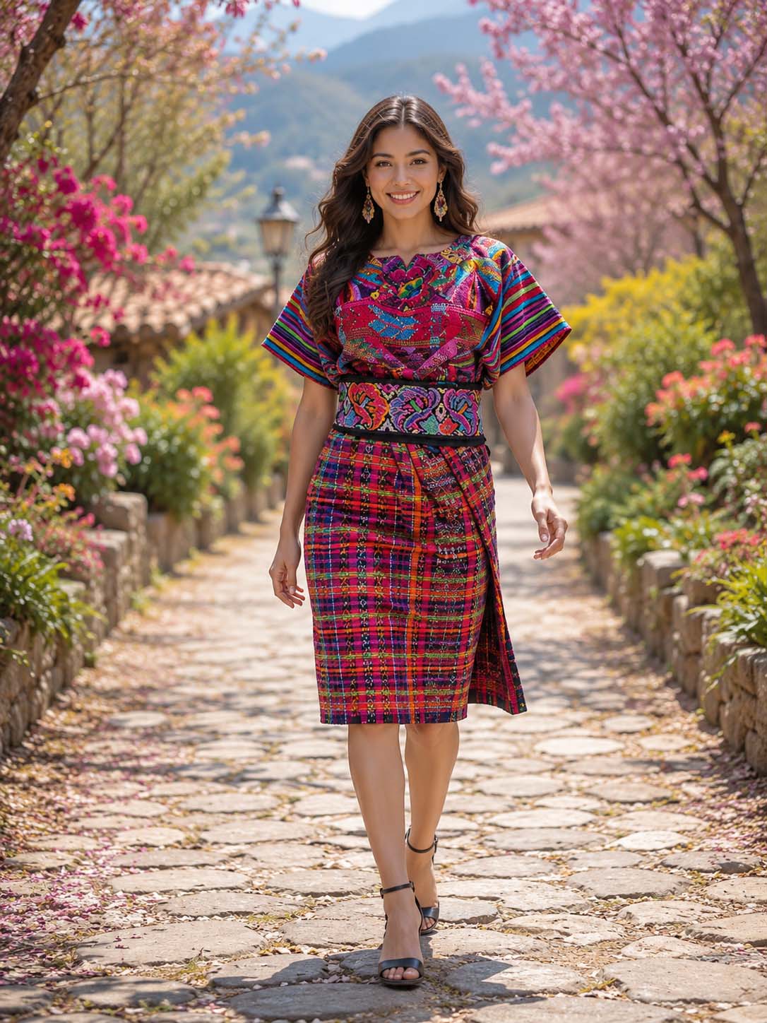 Traje Tipico corte, blusa y faja reservar #1